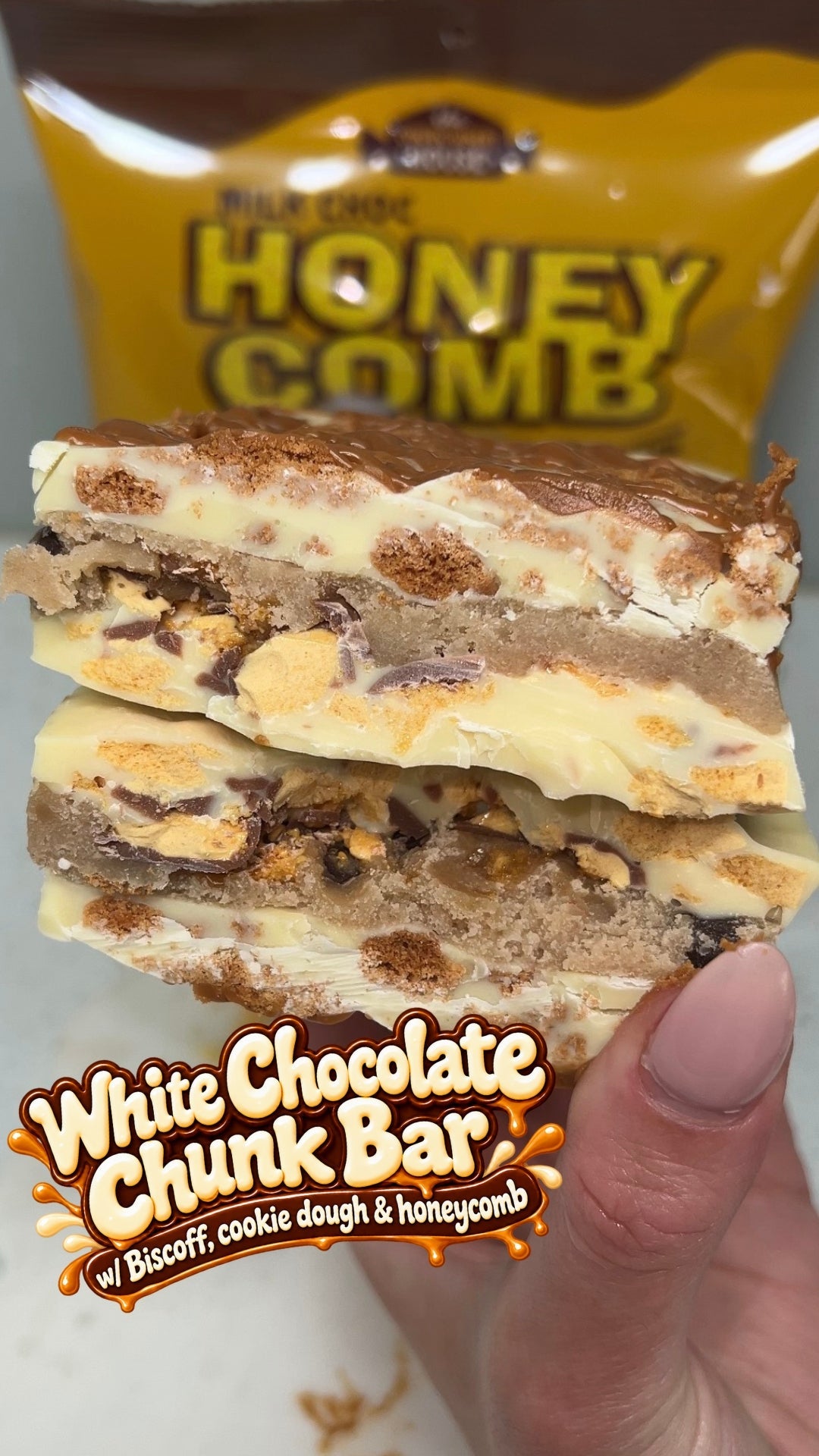 White Chocolate Chunk Bar | The Confectionery House