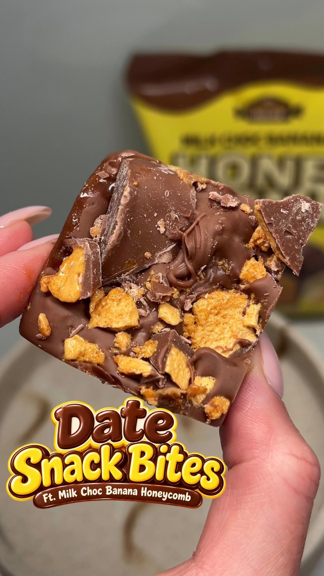 Honeycomb Date Snack Bites | The Confectionery House