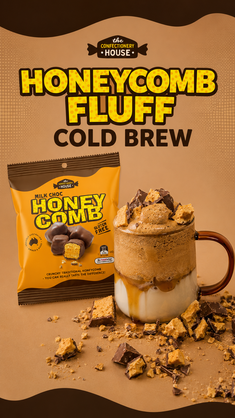 Honeycomb Fluff Cold Brew Recipe