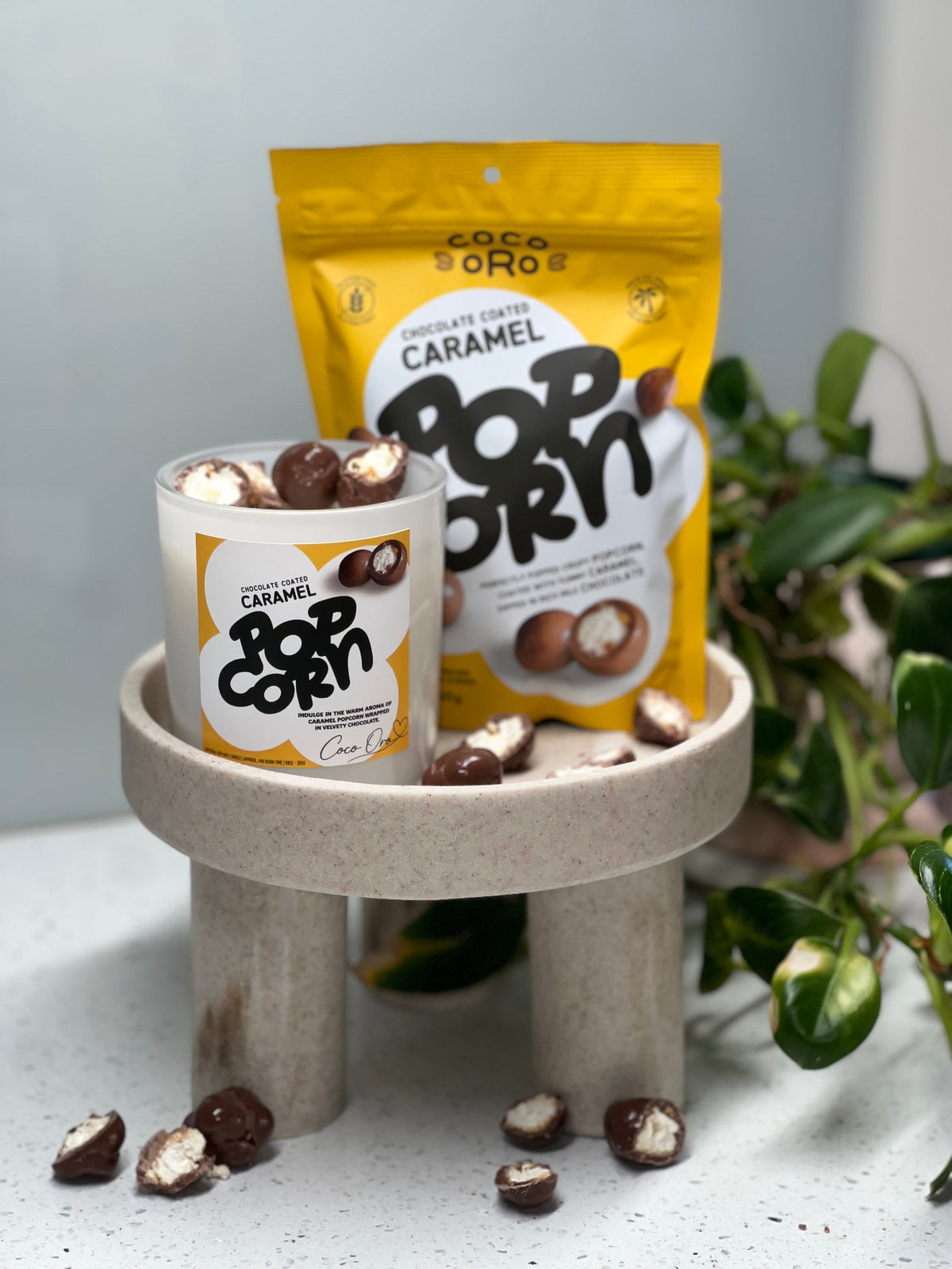 Coco Oro Caramel Popcorn Candle