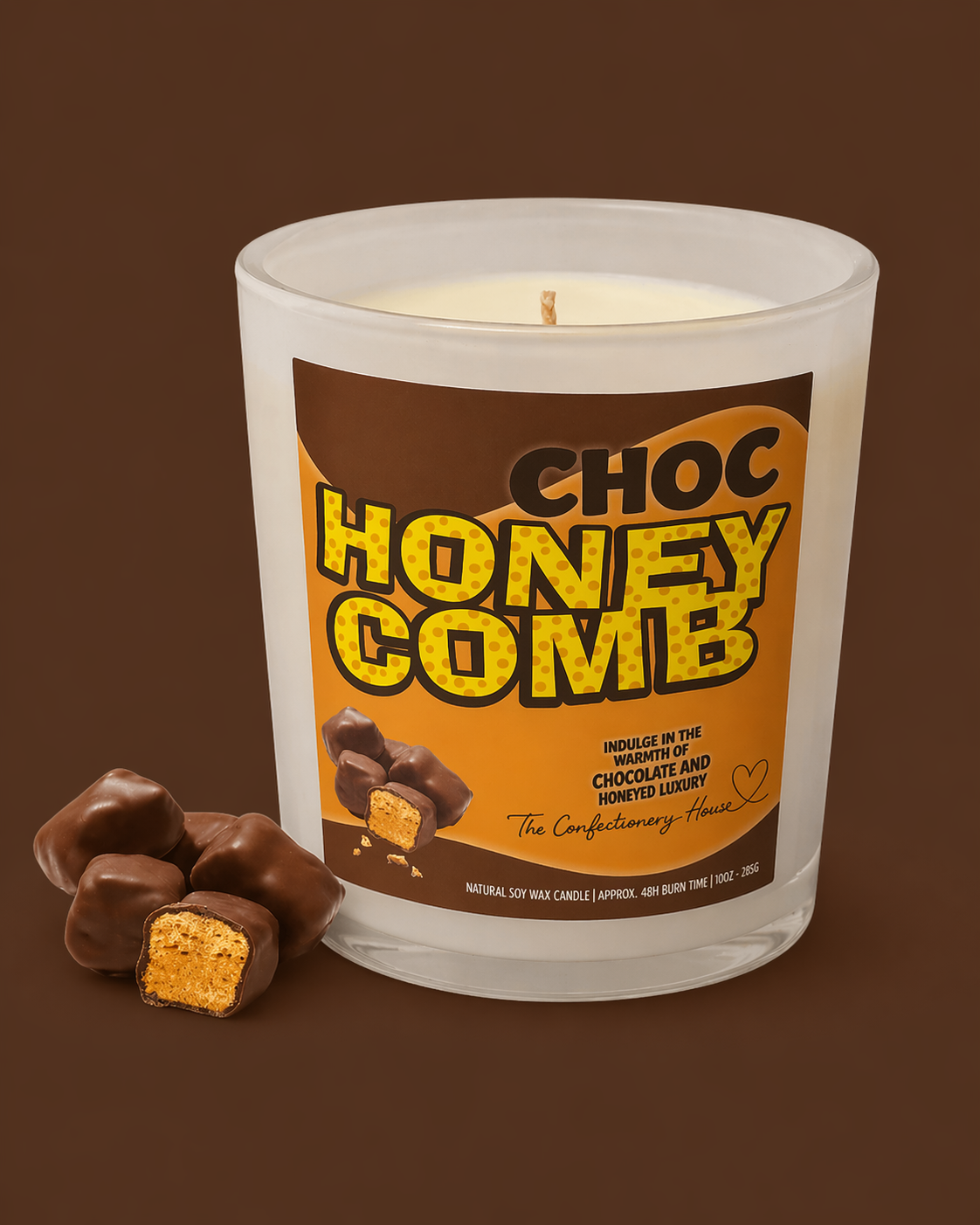 The Confectionery House | Choc Honeycomb Signature Candle