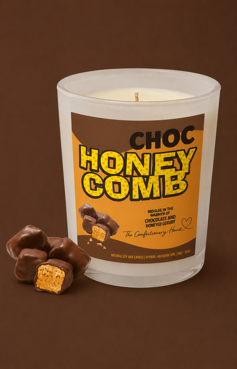 The Confectionery House | Choc Honeycomb Signature Candle