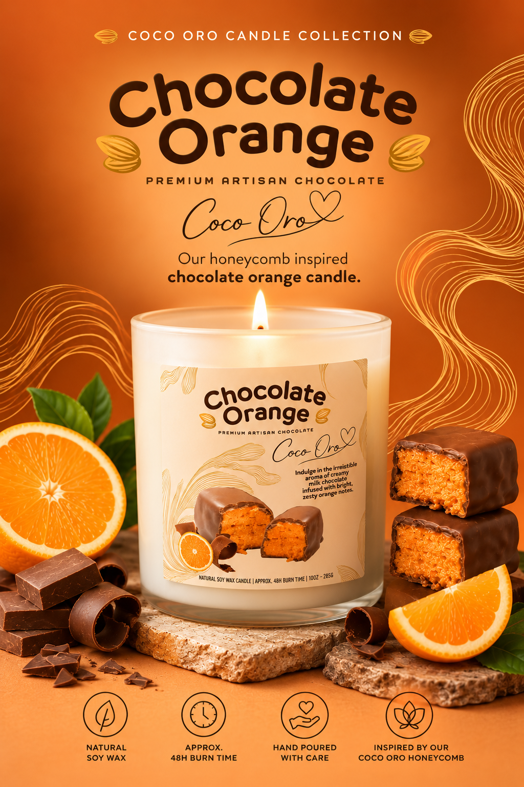 Coco Oro | Milk Chocolate Orange Signature Candle