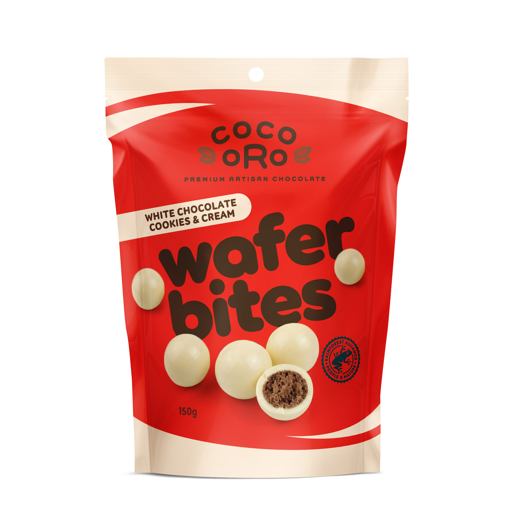 White Chocolate Cookies & Cream Wafer Bites