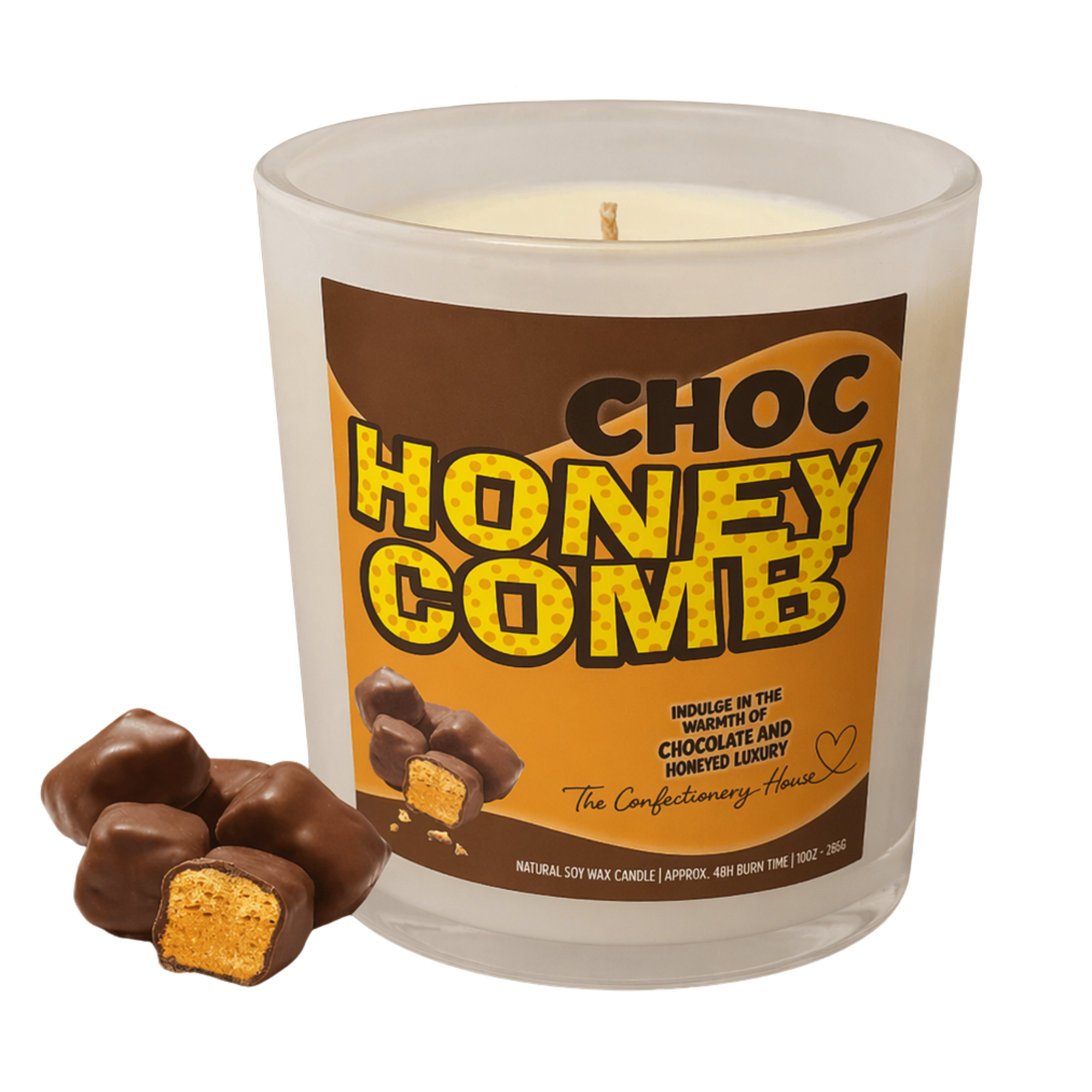 The Confectionery House | Choc Honeycomb Signature Candle