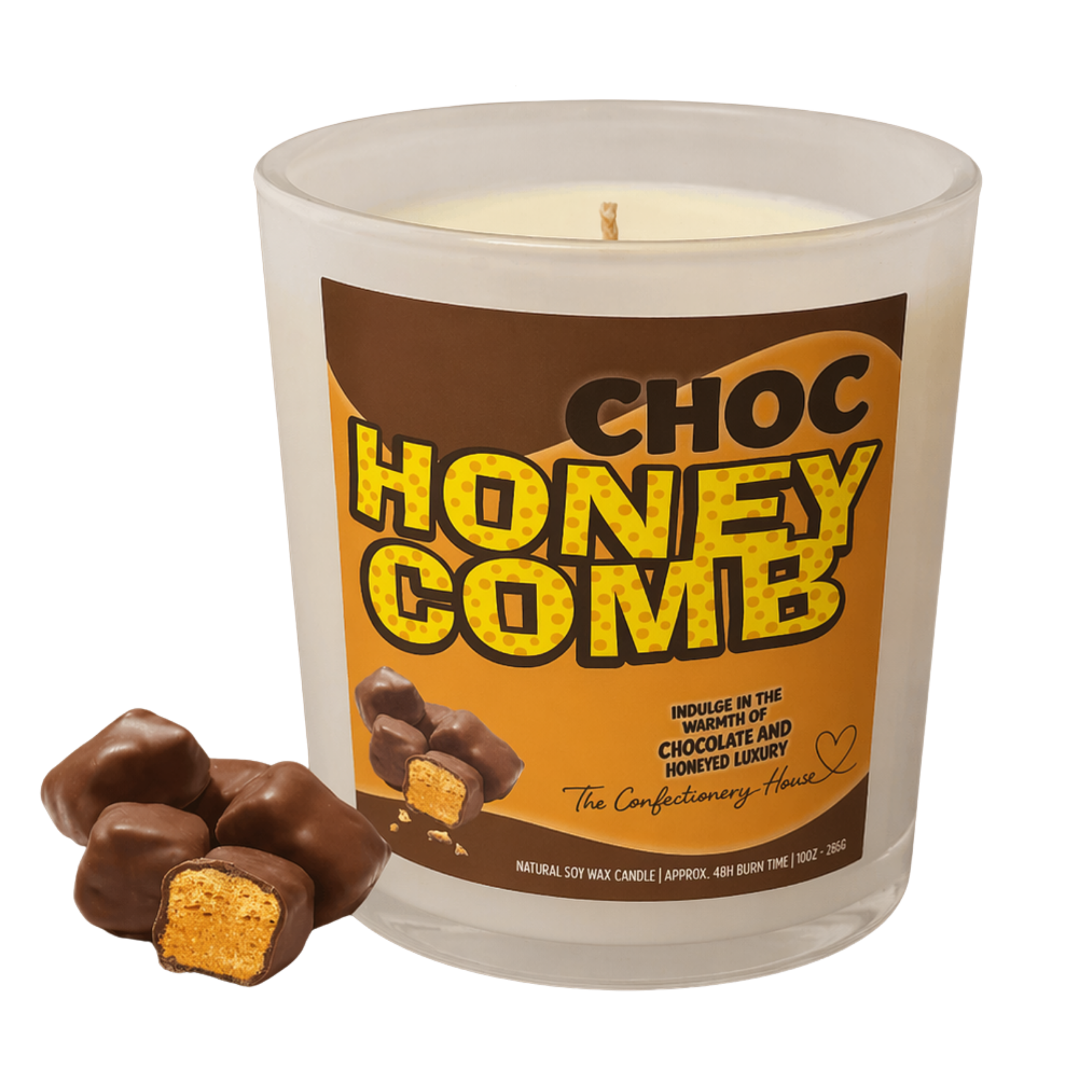 The Confectionery House | Choc Honeycomb Signature Candle