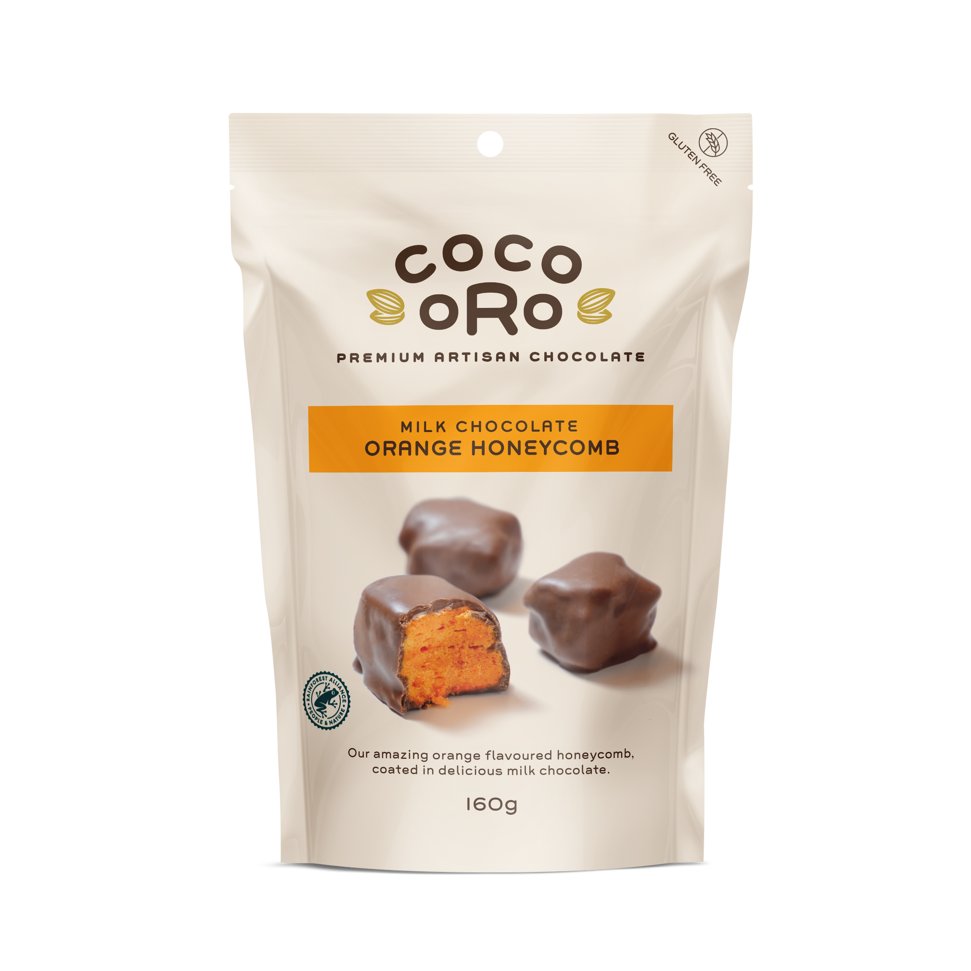 Milk Chocolate Orange Honeycomb | Coco Oro