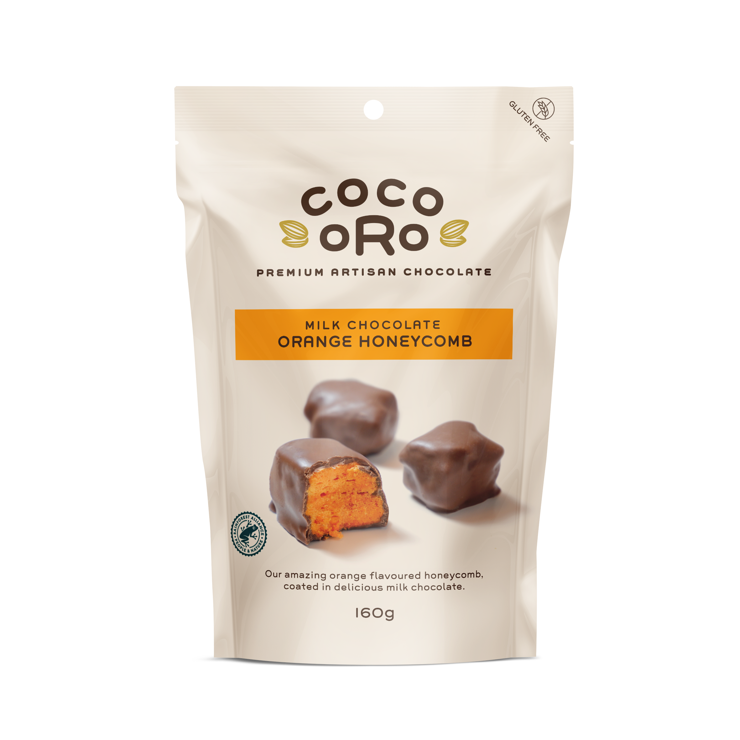 Milk Chocolate Orange Honeycomb | Coco Oro