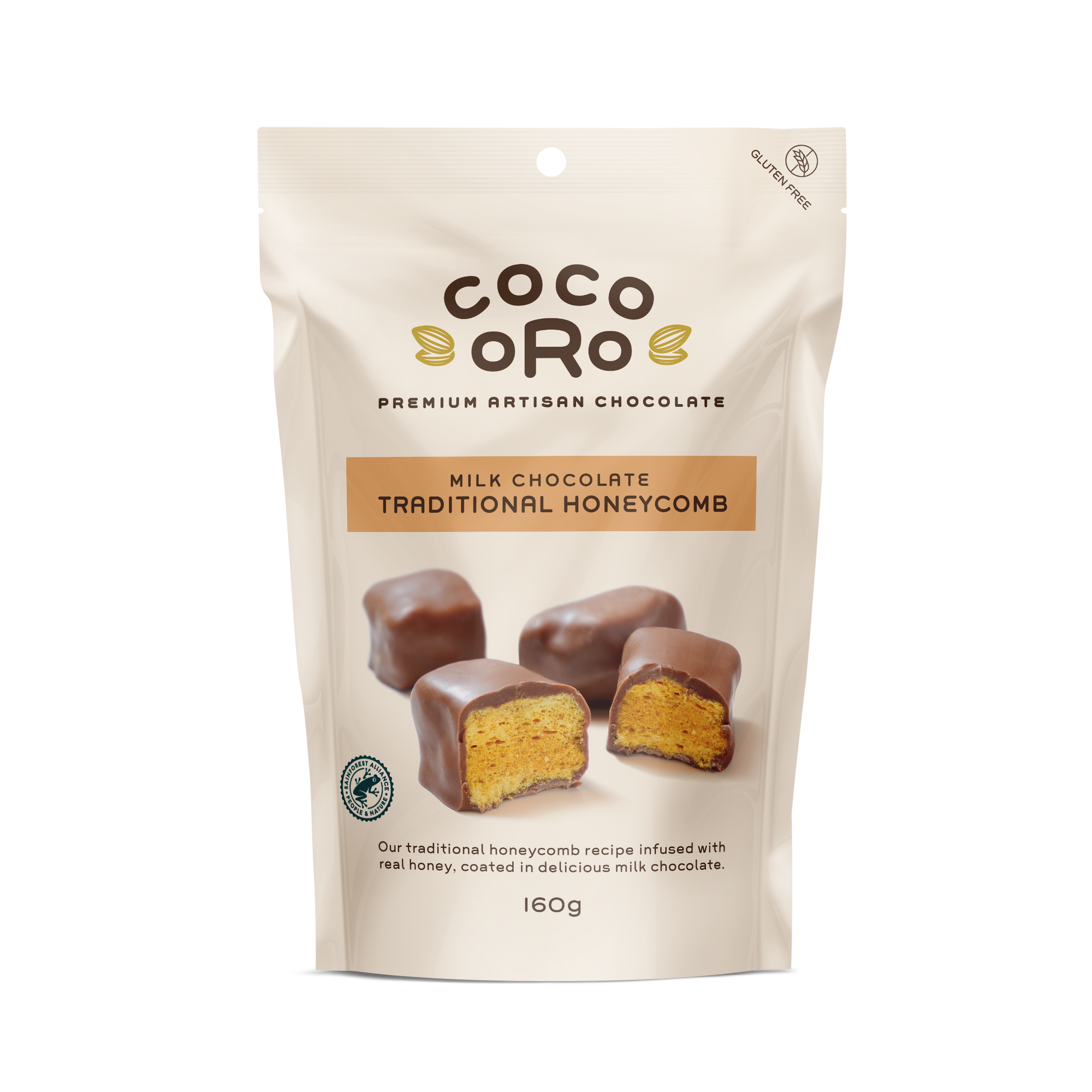 Milk Chocolate Traditional Honeycomb | Coco Oro