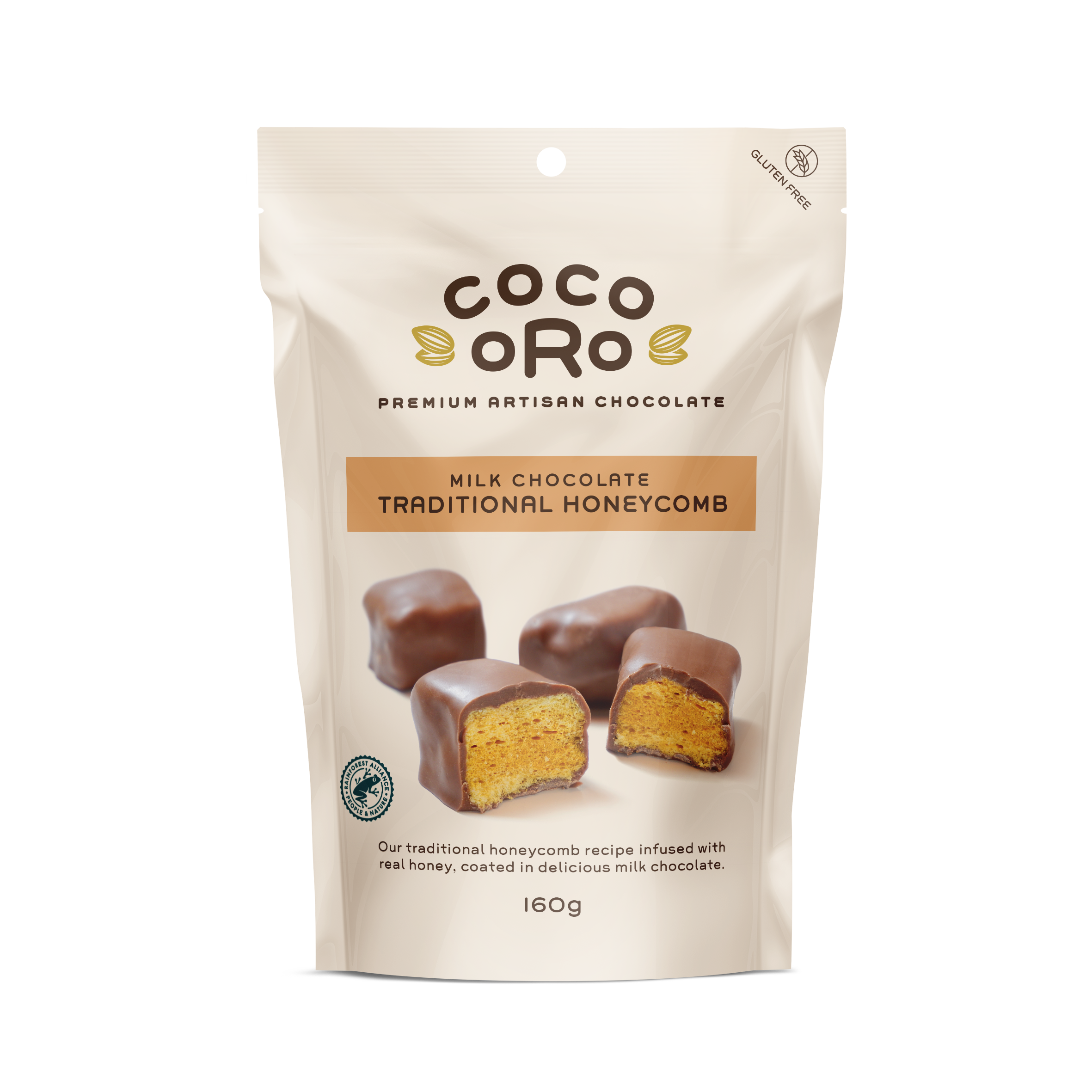 Milk Chocolate Traditional Honeycomb | Coco Oro