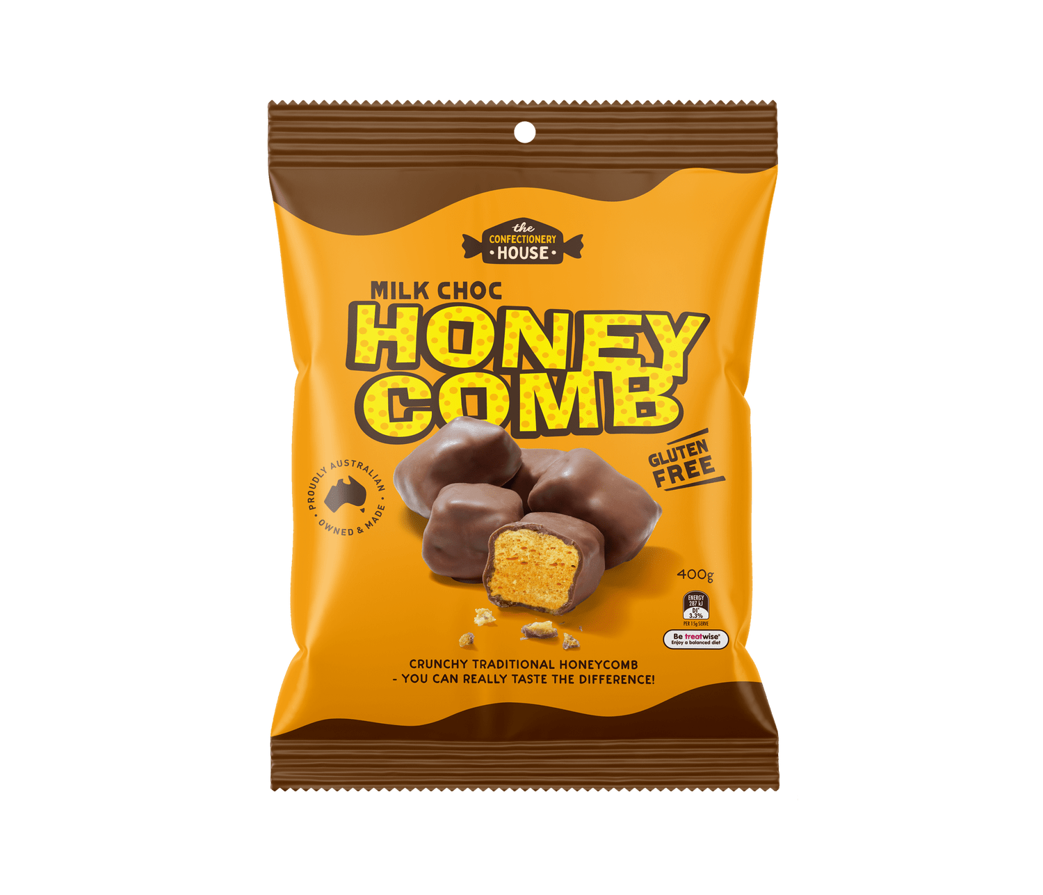 Milk Choc Honeycomb | The Confectionery House