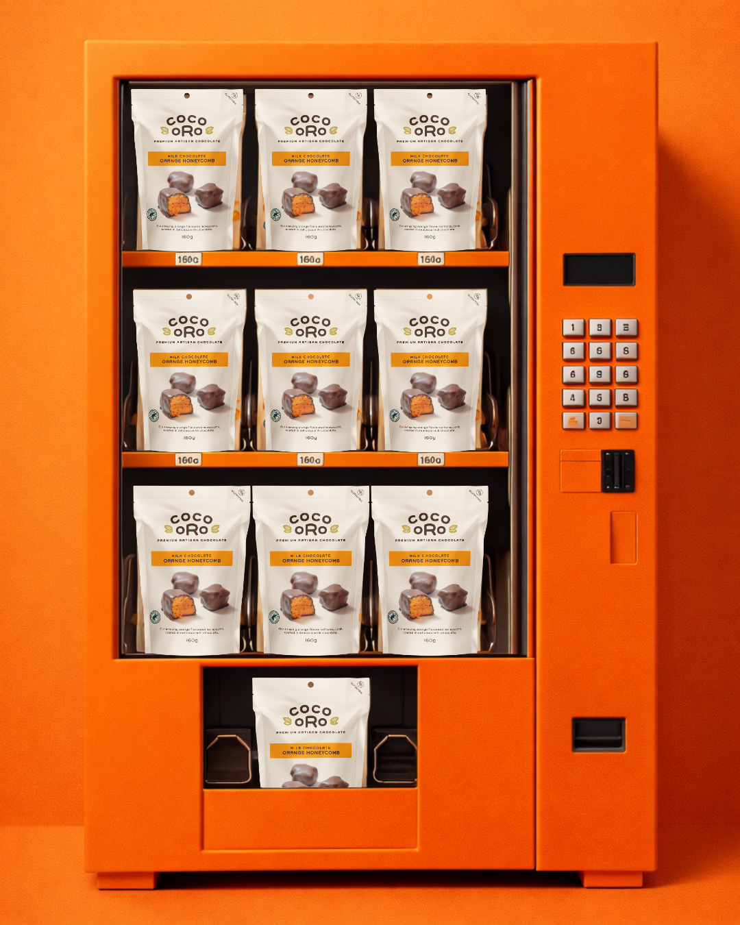 Milk Chocolate Orange Honeycomb | Coco Oro